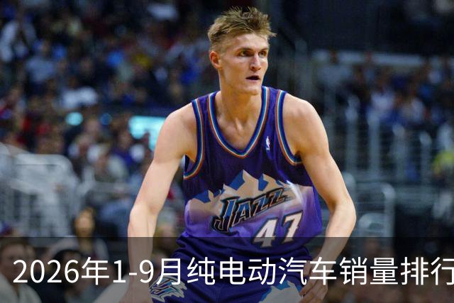 2026年1-9月纯电动汽车销量排行榜